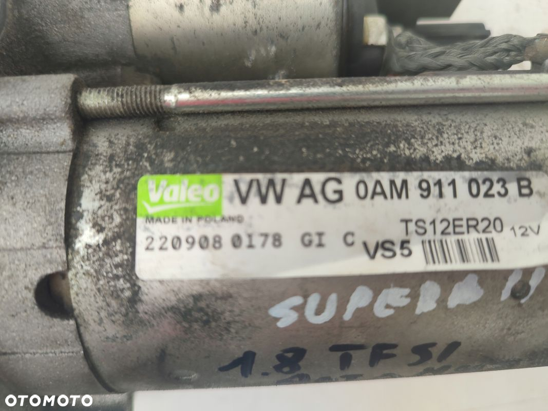 Rozrusznik SKODA SUPERB II 1.8 TFSI 0AM911023B AUTOMAT - 4