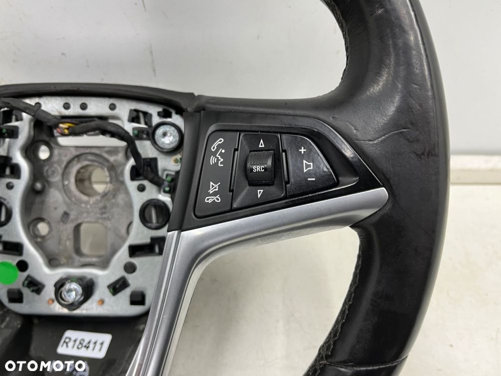 Kierownica Opel Insignia A 08-13r. skórzana multifunkcyjna EUROPA 13316547 - 4