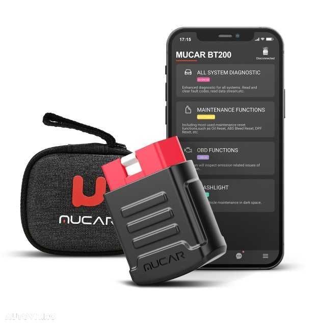 Interfata Diagnoza multimarca MuCAR BT200 compatibila iOS si Android - 4