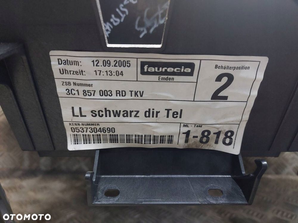 ZESTAW AIRBAG KOKPIT DESKA PODUSZKI PASY SCHOWEK VOLKSWAGEN PASSAT B6 - 9