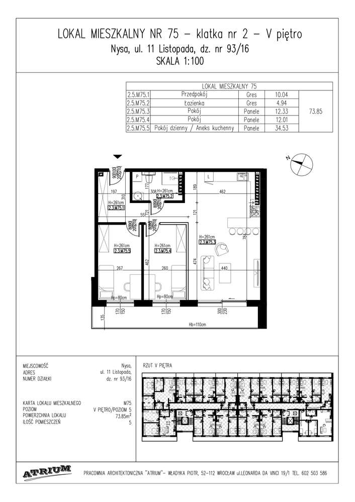 Przy Hali - 73,85 m2 - Pełny obrazek: 4/7