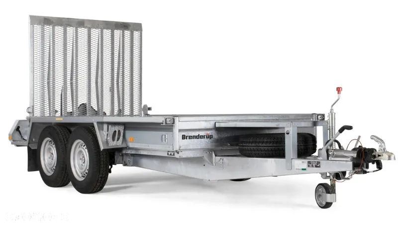 Brenderup Przyczepa MT3080 dmc 2700kg koparkowa mocna koło zapasowe - 7