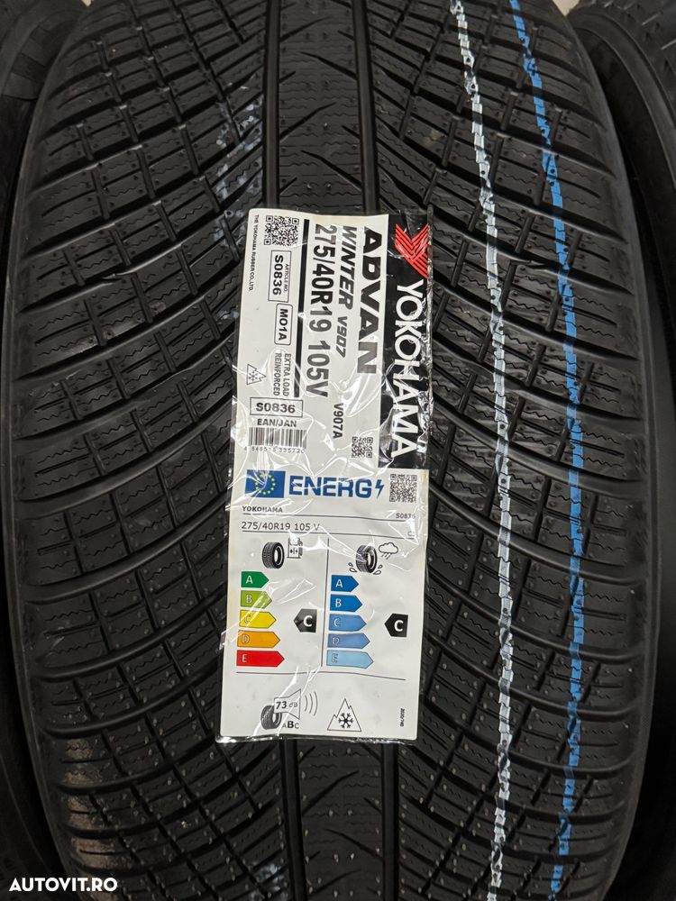 Vând set anvelope 245/45/19-275/40/19 Yokohama de iarnă MO1 noi - 3