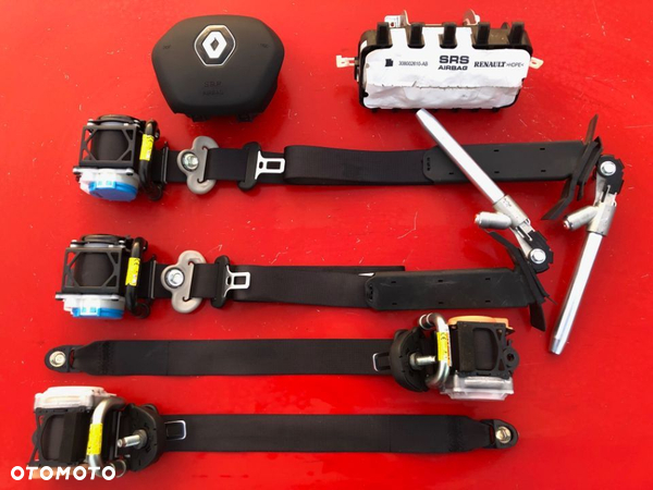 RENAULT KOLEOS II 2 PAS PASY BEZPIECZEŃSTWA PRZÓD TYŁ AIRBAG PODUSZKA POWIETRZNA KIEROWCY PASAŻERA