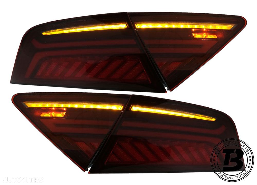 Stopuri LED compatibile cu Audi A7 4G RED Design - 8