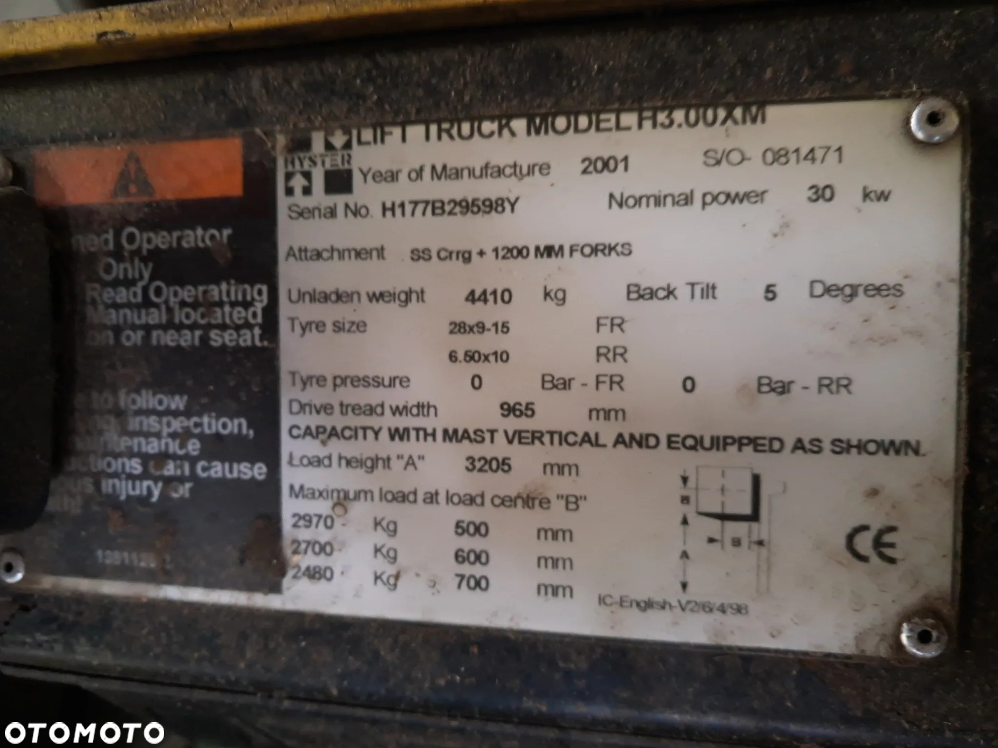 Hyster H3.00XM - 3