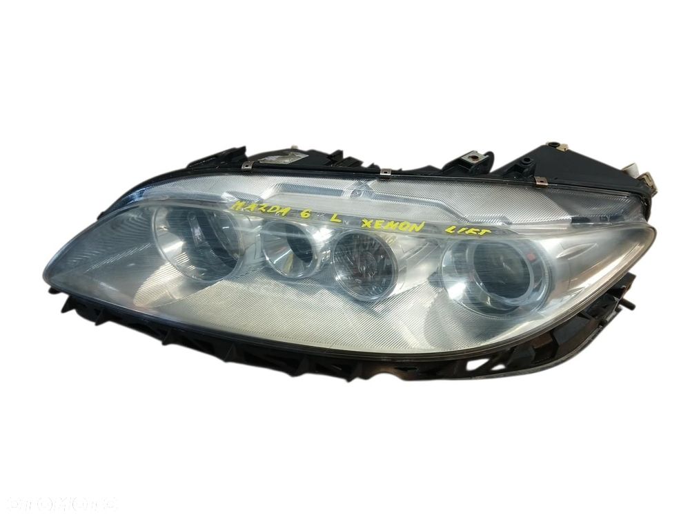 LAMPA LEWA PRZEDNIA PRZÓD XENON MAZDA6 MAZDA 6 I GG LIFT F014003906 - 1