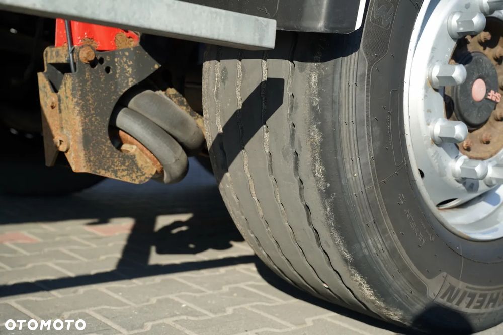 Fruehauf FIRANKA / STANDARD / MOCNA PODŁOGA SZYNA DESKA / 385/55 r22,5 / OŚ PODNOSZONA / SAF - 24