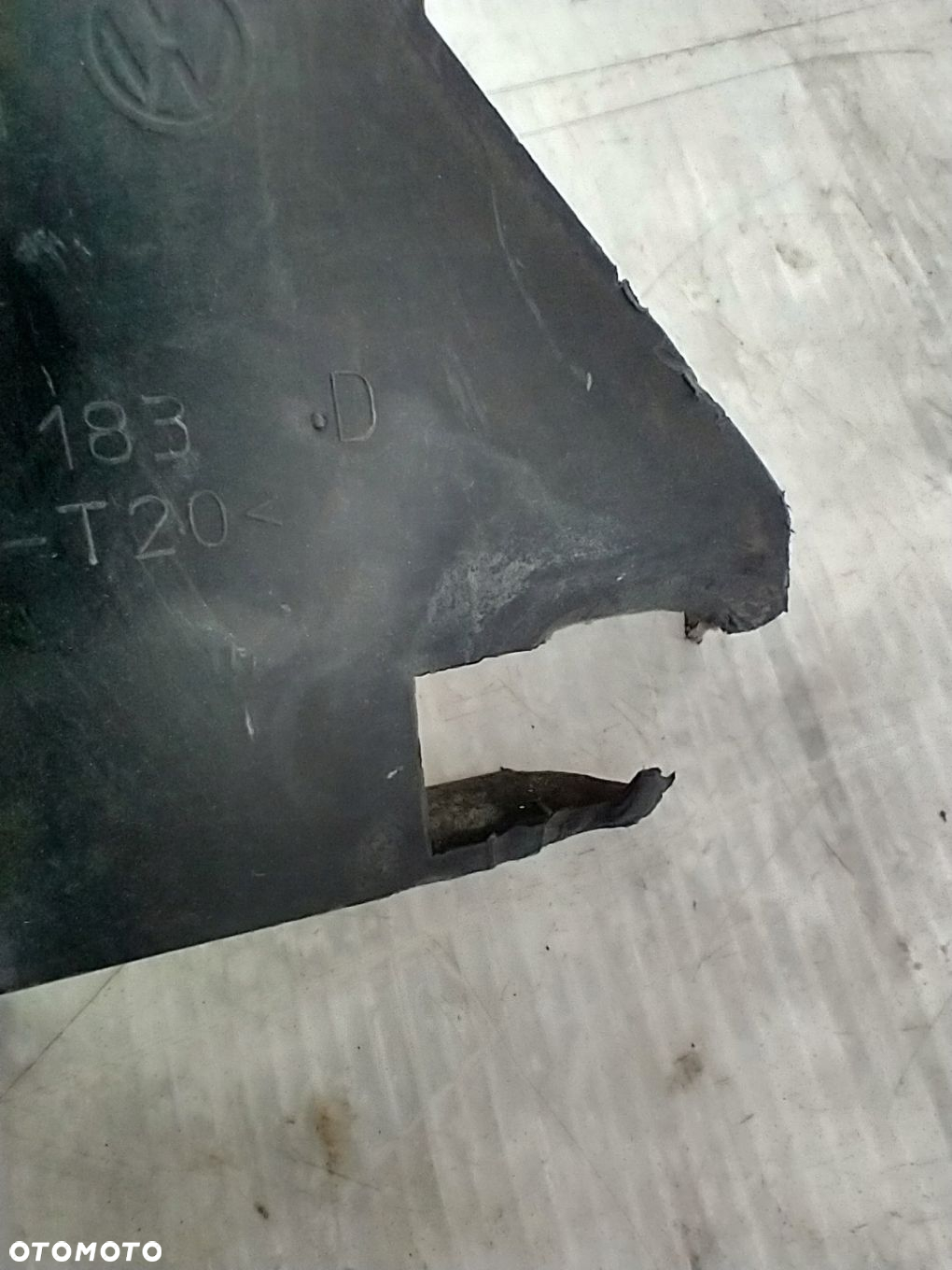 VW TOUAREG 7L ŚLIZG ZDERZAKA LEWY PRZÓD PRZEDNI MOCOWANIE 7L6807183D - 6