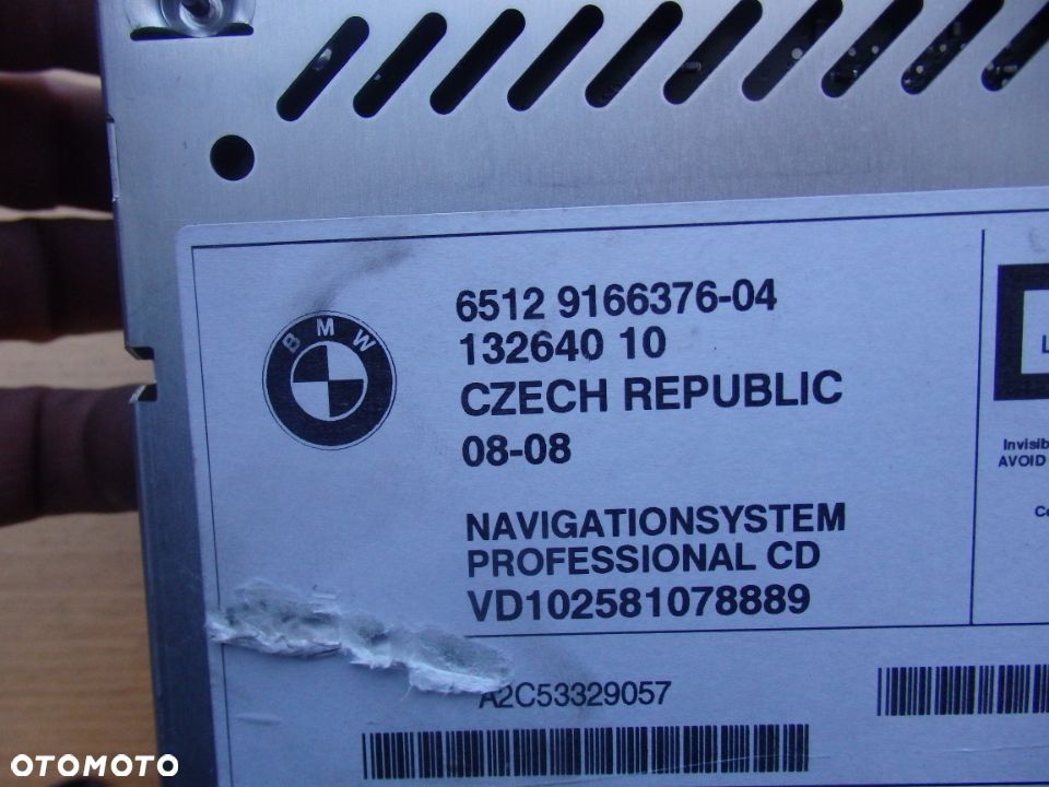 BMW X3 E83 LIFT RADIO CD PROFESSIONAL NAVI 9166376 - 6