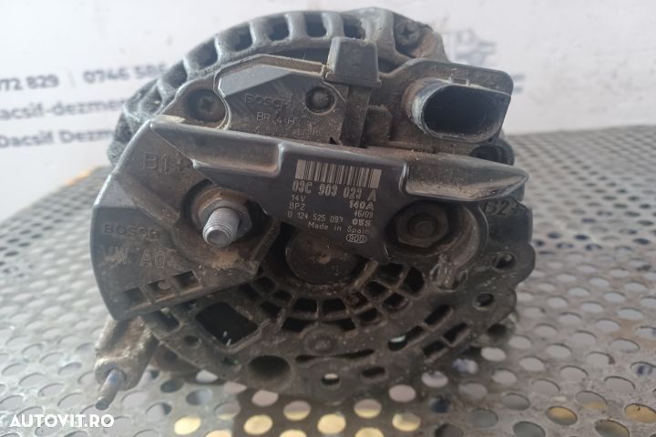 Alternator 03C903023A Volkswagen VW Golf 6  [din 2008 pana  2015] seria Hatchback 5-usi 1.4 TSI MT - 1