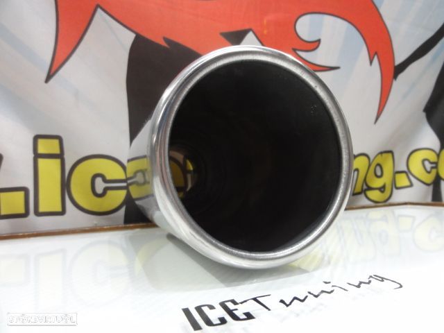Ponteiras De Escape XXL Redonda 110mm X 240MM 100% Inox - 9