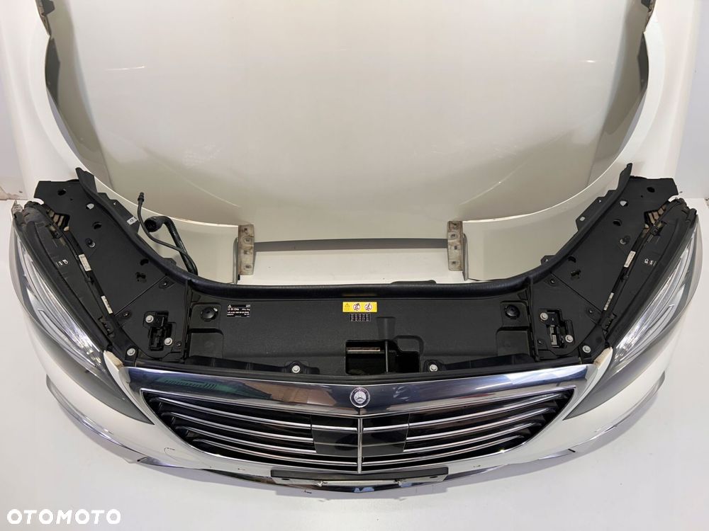 MERCEDES S KLASA W222 AMG ZDERZAK MASKA CHŁODNICE - 4