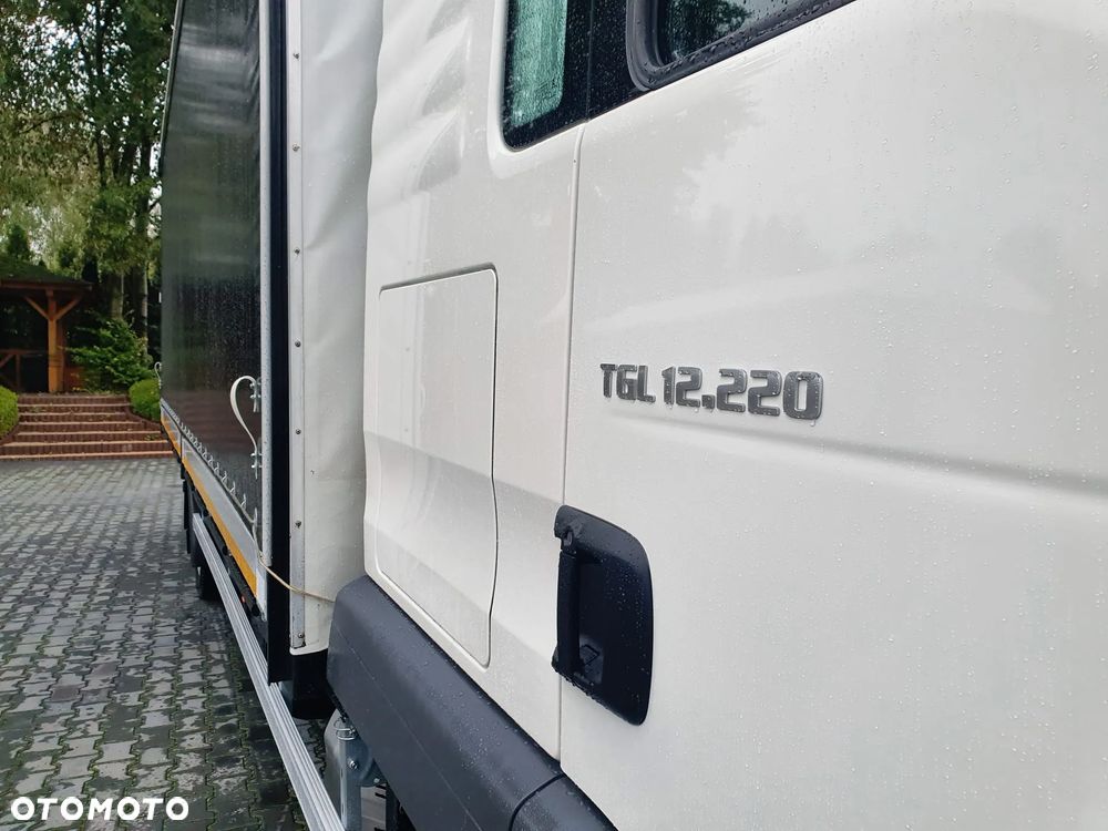 MAN TGL 12.220 Burto-Firanka Tylne Drzwi Krajowy Stan Idealny - 9