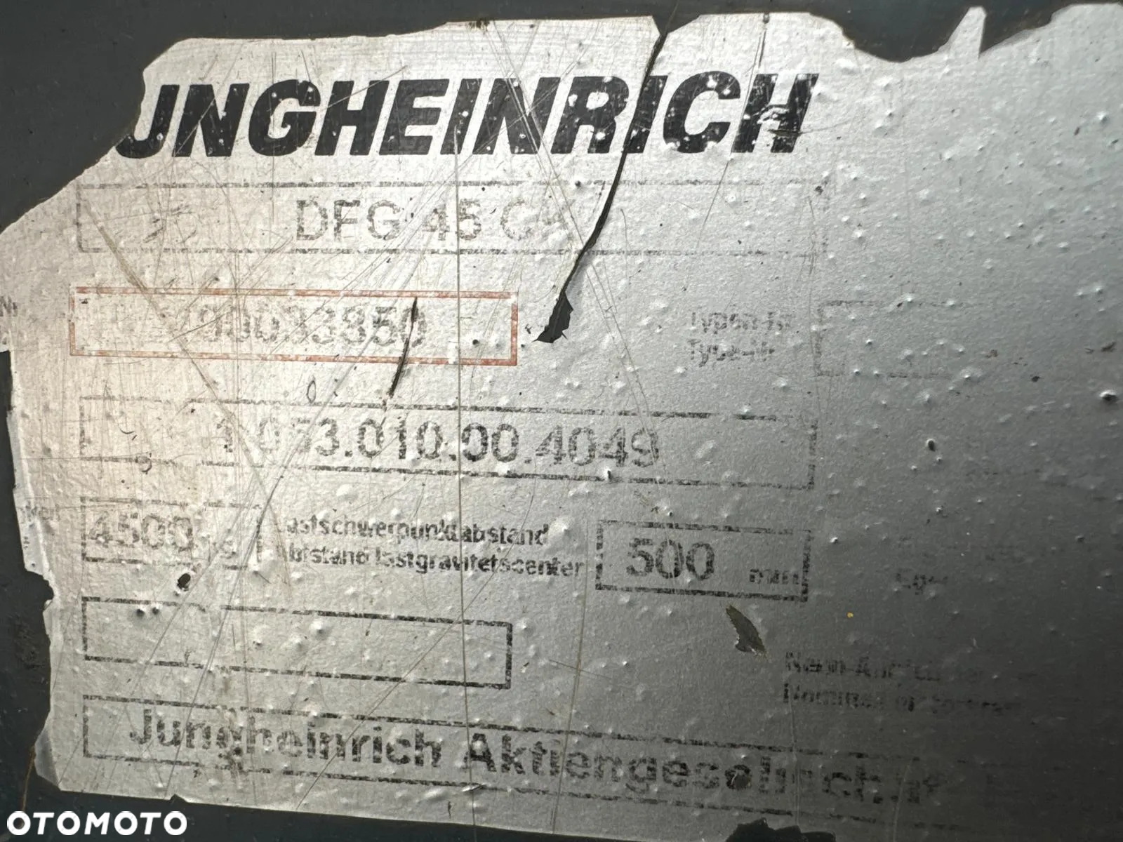 Jungheinrich DFG45/Diesel / Pozycjoner + przesuw / Klimatyzacja / Kabina pełna - 15