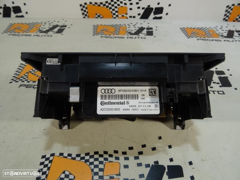 Climatronic / Comando Sofagem / Chaufagem Audi A3 (8P1)  8P0 820 043 B - 7