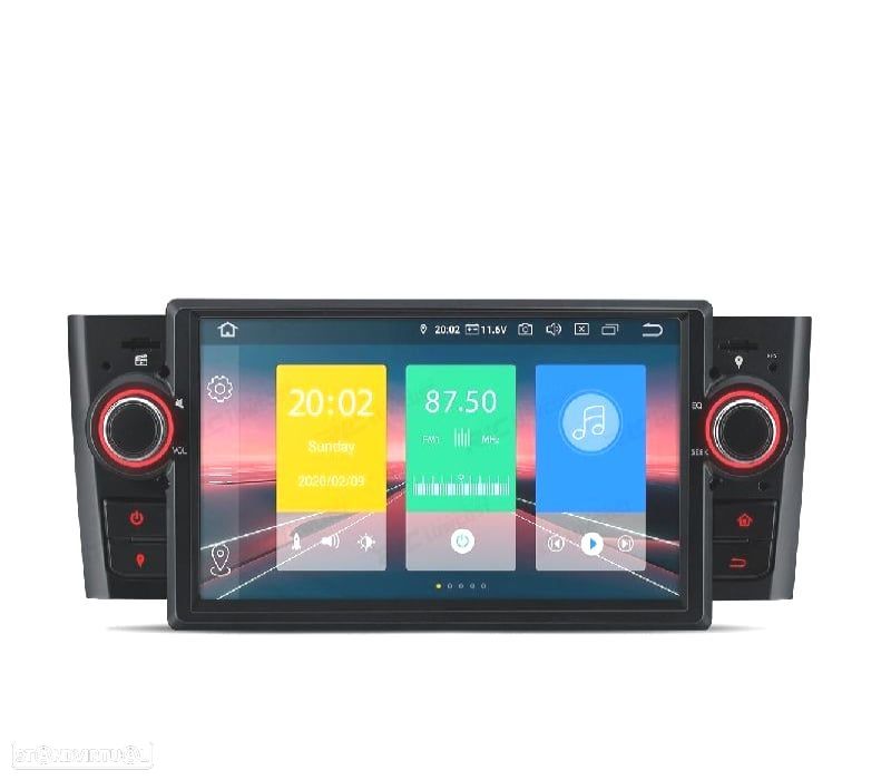 AUTO RADIO GPS ANDROID 10 PARA FIAT GRANDE PUNTO 05-09 USB GPS TACTIL HD - 3