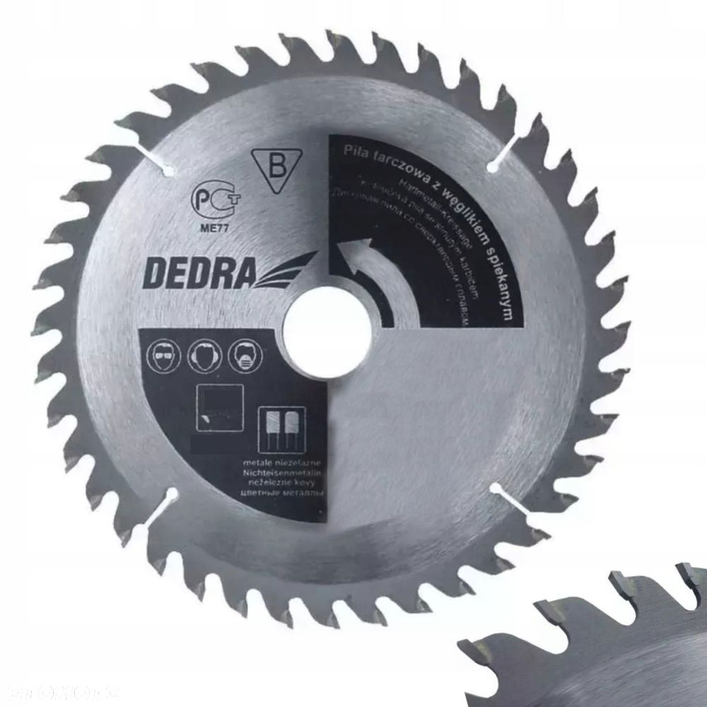 Piła tarczowa do drewna 60z śr.350x30 mm H35060 dedra - 11
