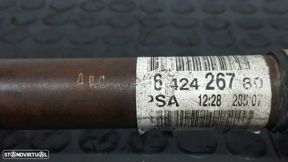 TRANSMISSÃO FRENTE DIREITA PEUGEOT PARTNER (S2) COMBI PLUS - 2