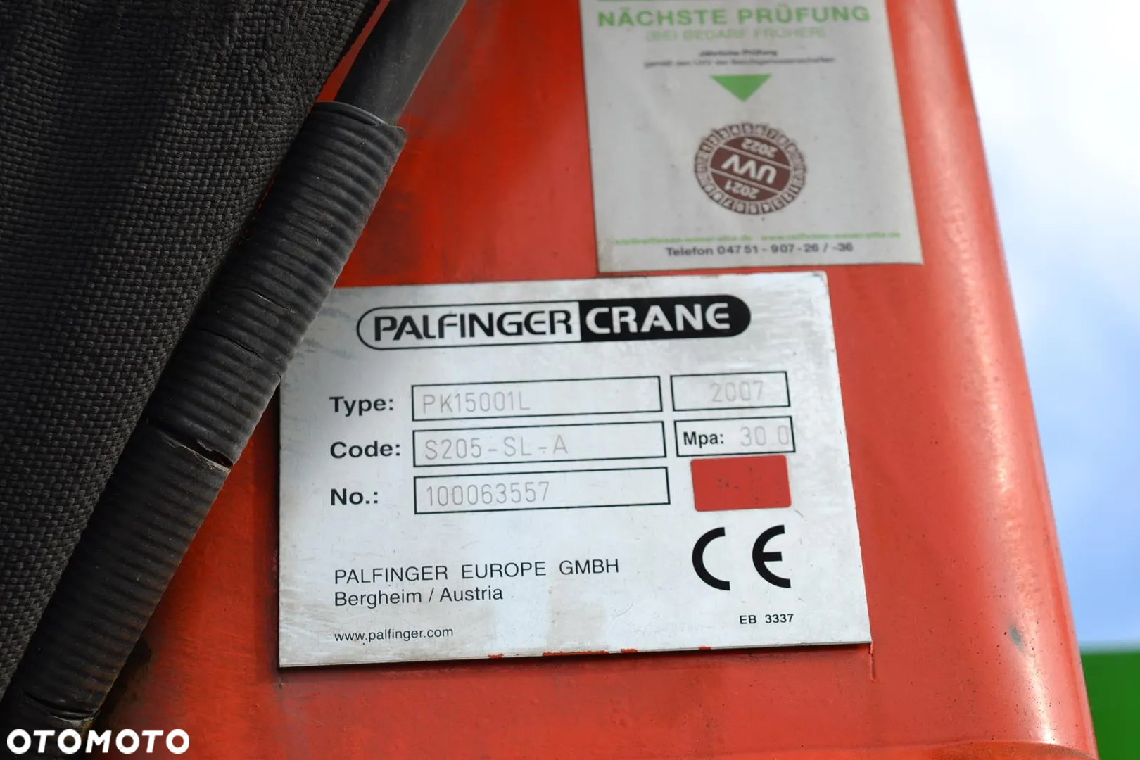 Palfinger 15001 L Żuraw budowlany Chwytak Rotator Hmf Fassi Hiab Atlas Hyva - 4