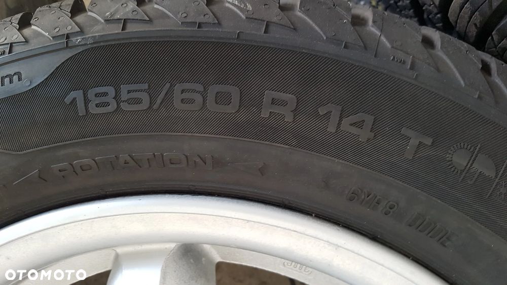 KOŁA CAŁOROCZNE TOYOTA HYUNDAI KIA SUZUKI 4X100 5.5JX14 ET45 185/60R14 - 15