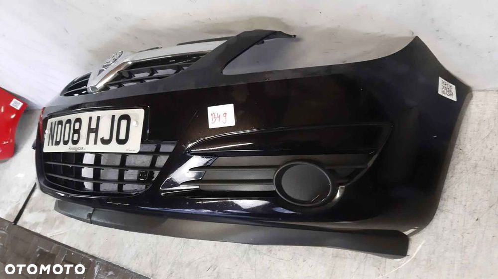 ^ ZDERZAK PRZÓD PRZEDNI DO OPEL CORSA D Z20R CZARNY - 3