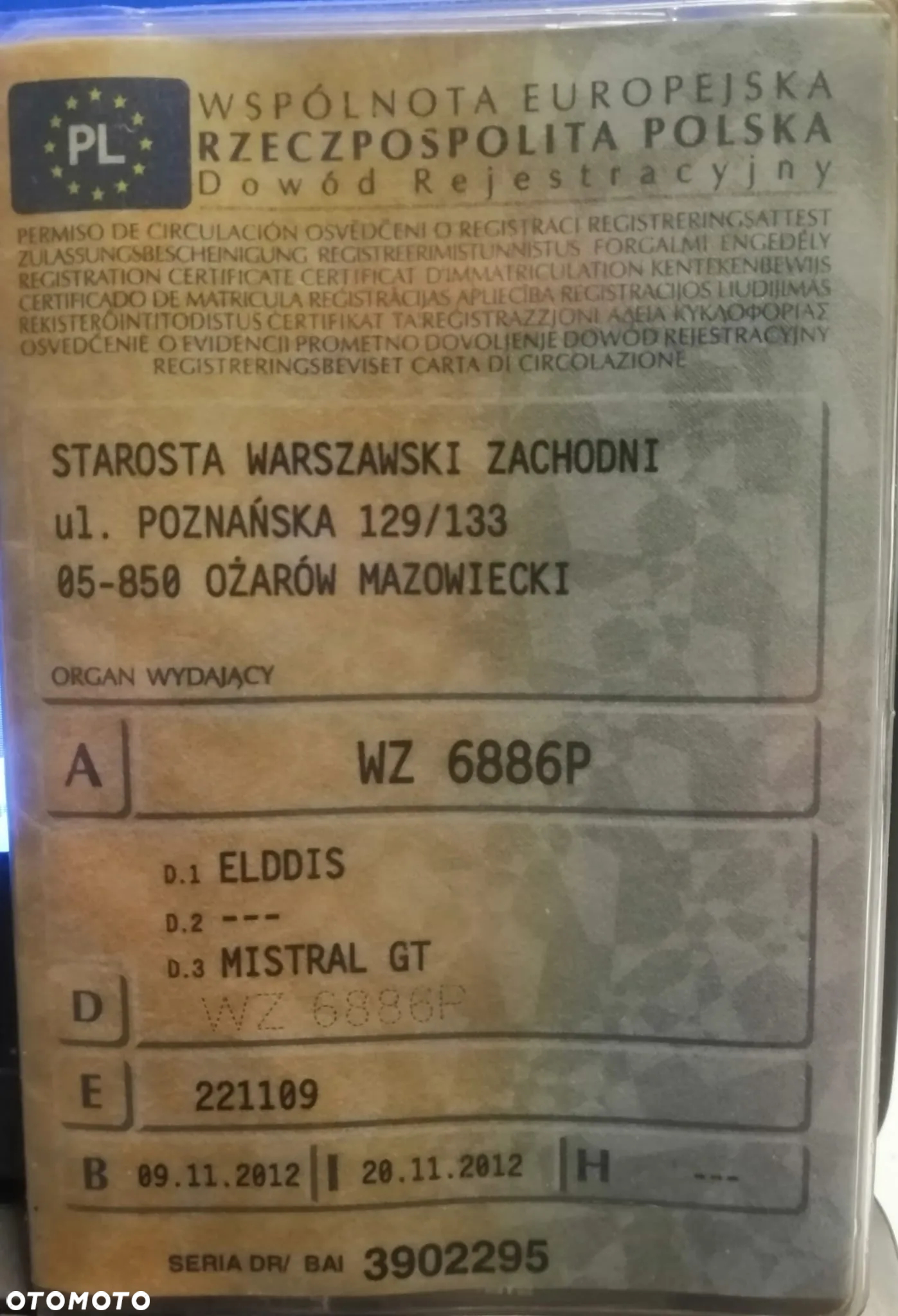 Elddis Mistral GT - 24