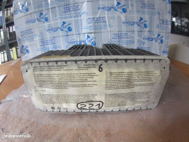 Airbag Passageiro 09130818 OPEL VECTRA B 1998 1.6I 16V 100CV 4P CINZA - 1
