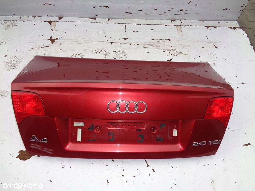 KLAPA BAGAŻNIKA TYŁ AUDI A4 B7 SEDAN - 1
