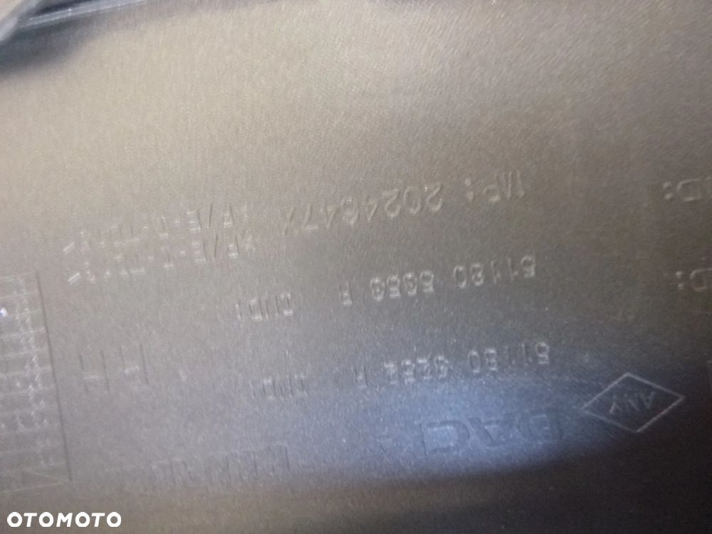 dacia duster ii 2 spoiler listwa dokładka zderzaka przód nowa oryginał czarna - 2