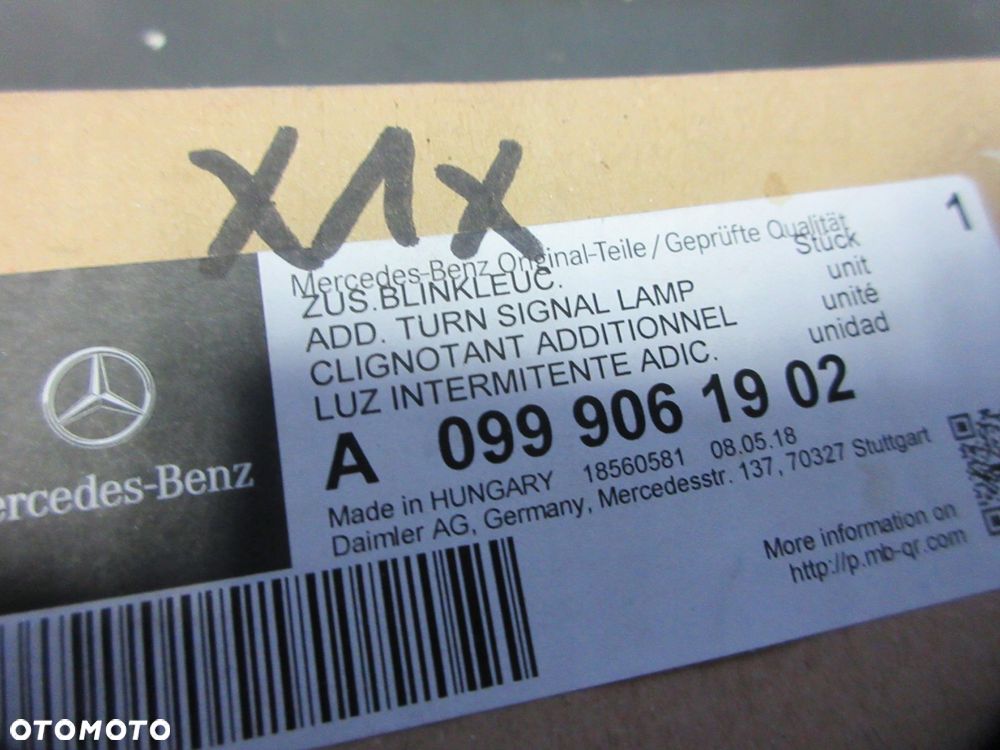 mercedes a w177 lewy kierunkowskaz lusterka a0999061902 - 5