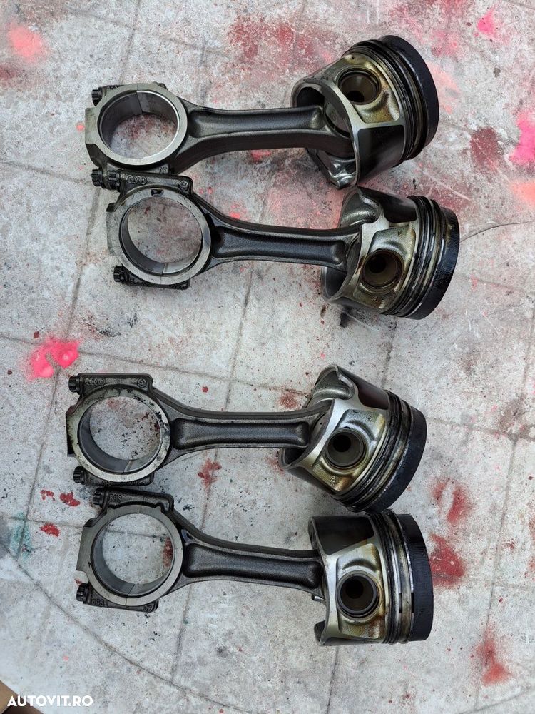 Pistoane piston cu biela complet Vw,Skoda ,Audi motor 2.0 tdi CBAB - 2