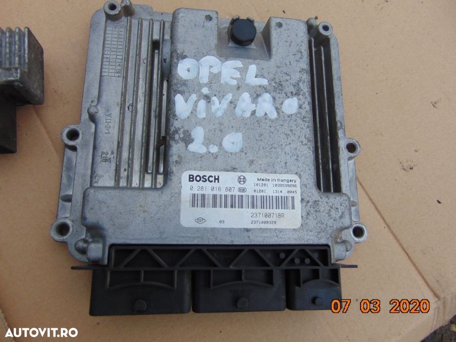 Calculator Motor Opel Vivaro 2.0 ECU Renault Trafic Nissan Primastar - 1