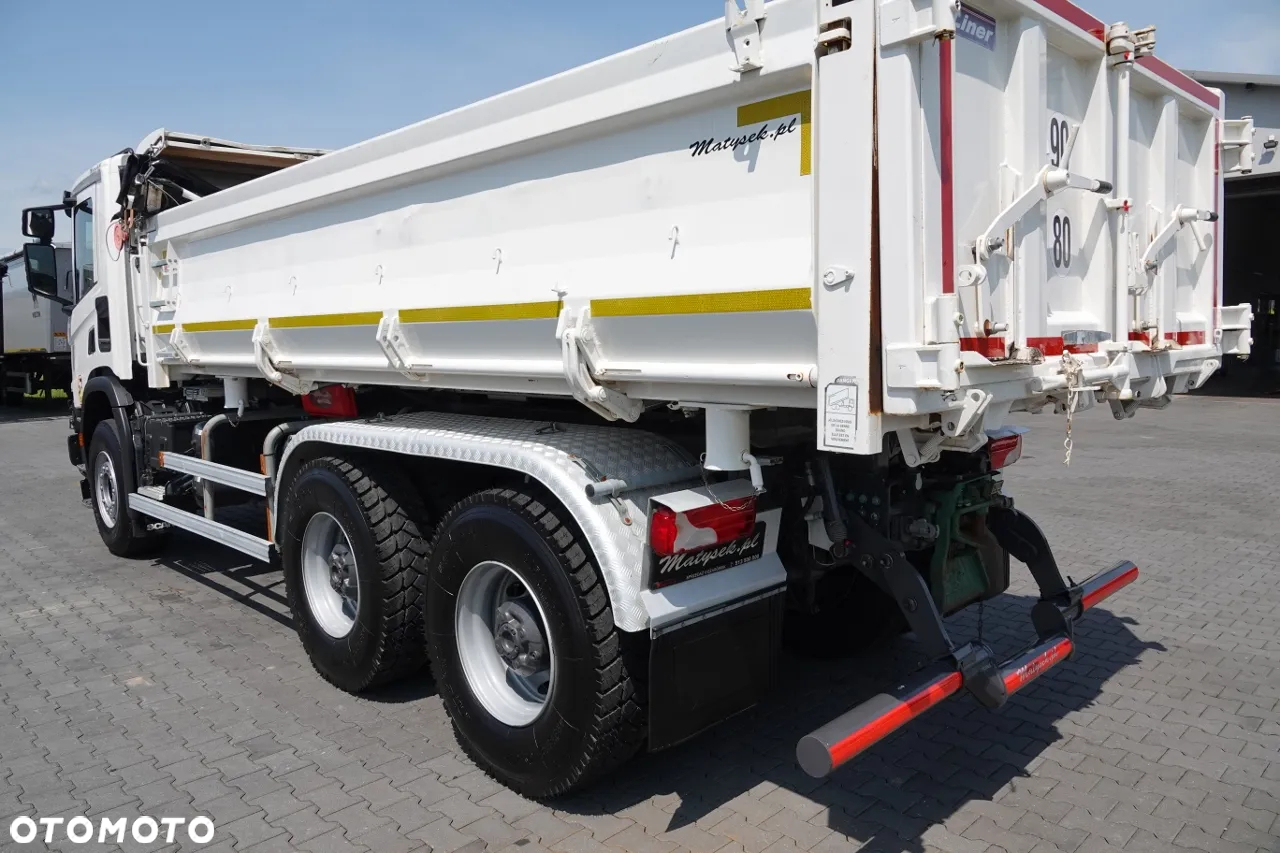 Scania P 370 XT / 6x4 / WYWROTKA / HYDROBURTA / BORDMATIC / 2021 ROK - 18