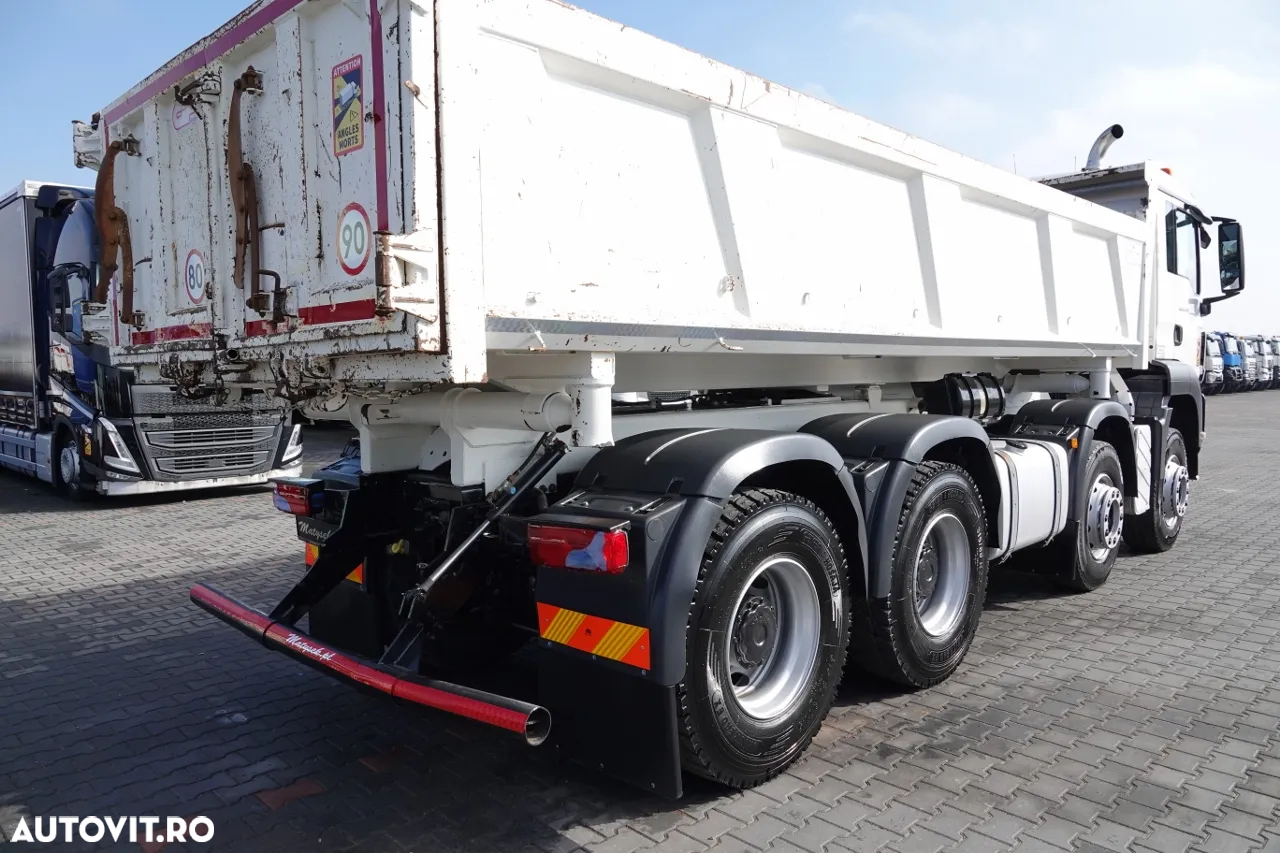 MAN TGS 35.400 / 8x4 / BASCULANTE / BORDMATIC / HYDROBOARD / ANVELOPE 100% - 19