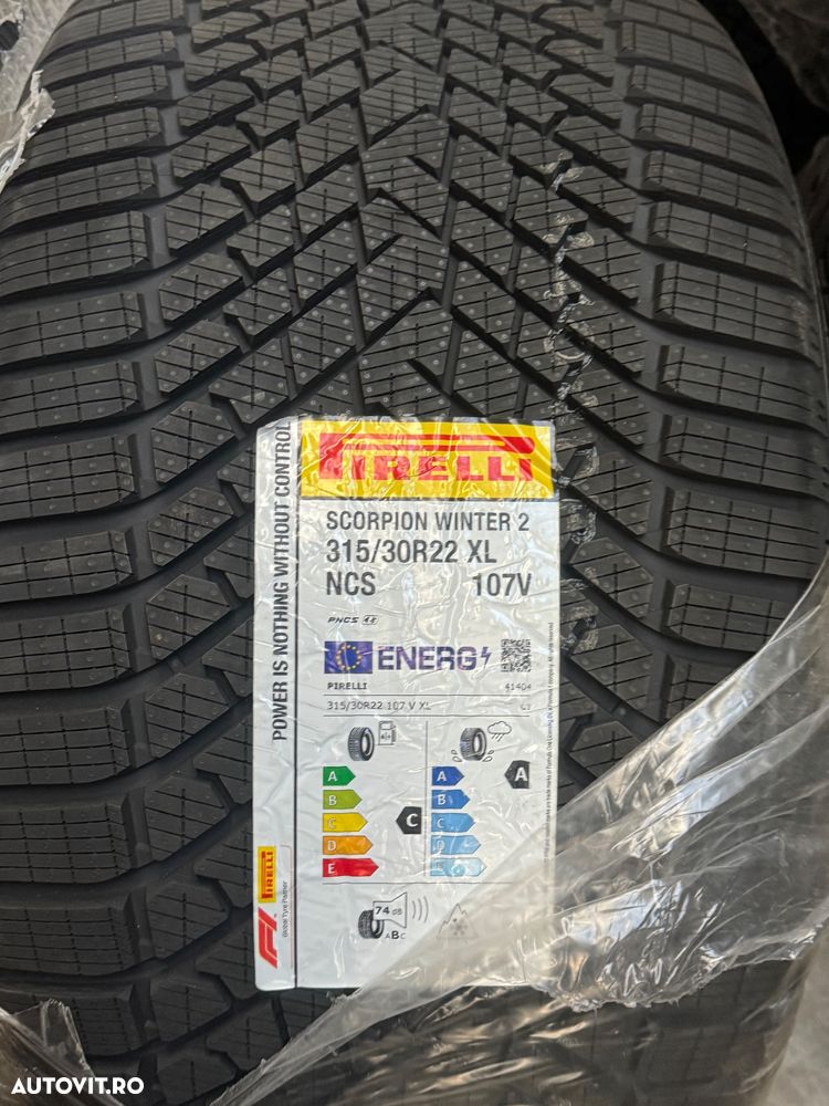 Vând set anvelope 285/35/22-315/30/22 Pirelli de iarnă noi - 3
