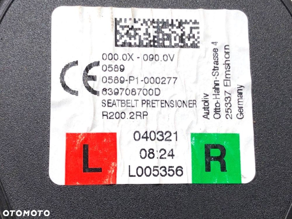 PAS BEZPIECZEŃSTWA KOMPLET M-PAKIET  BMW 5 (G30, F90) 2016 - 2022 M5 Competition 460 kW [625 KM] - 7