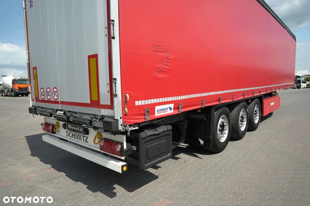 Schmitz Cargobull / FIRANKA / OŚ PODNOSZONA / DACH PODNOSZONY / KOSZ NA PALETY - 13