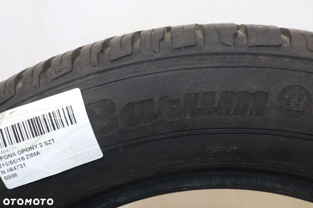 OPONA OPONY 2 SZT BARUM QUARTARIS 5 ZIMA 215/55/16 22R - 16