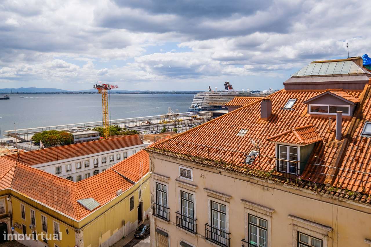 Penthouse Duplex com terraço e vista Rio Tejo - Grande imagem: 2/16