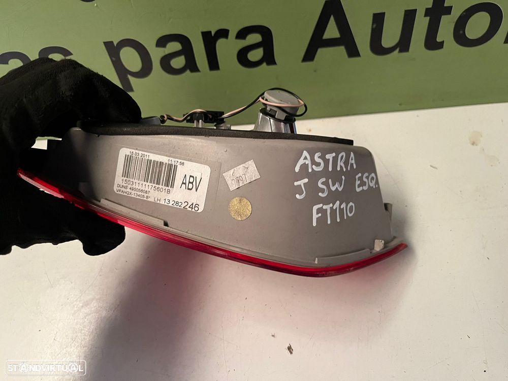 ASTRA J CARRINHA FAROLIM MALA LIMPA VIDROS BRAÇO FECHADURA - FT110 - 9