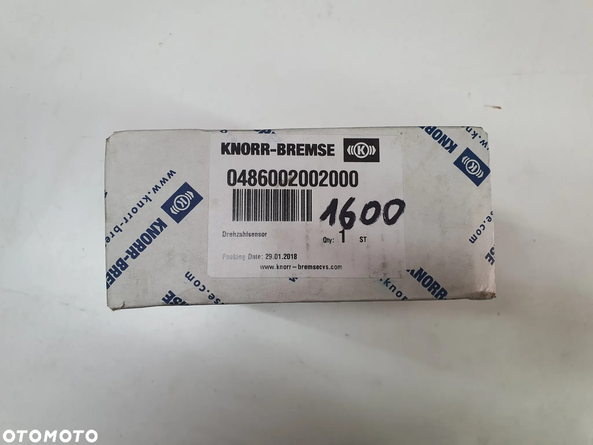 Czujnik ABS, Knorr-Bremse 048600200200, MAN - 4