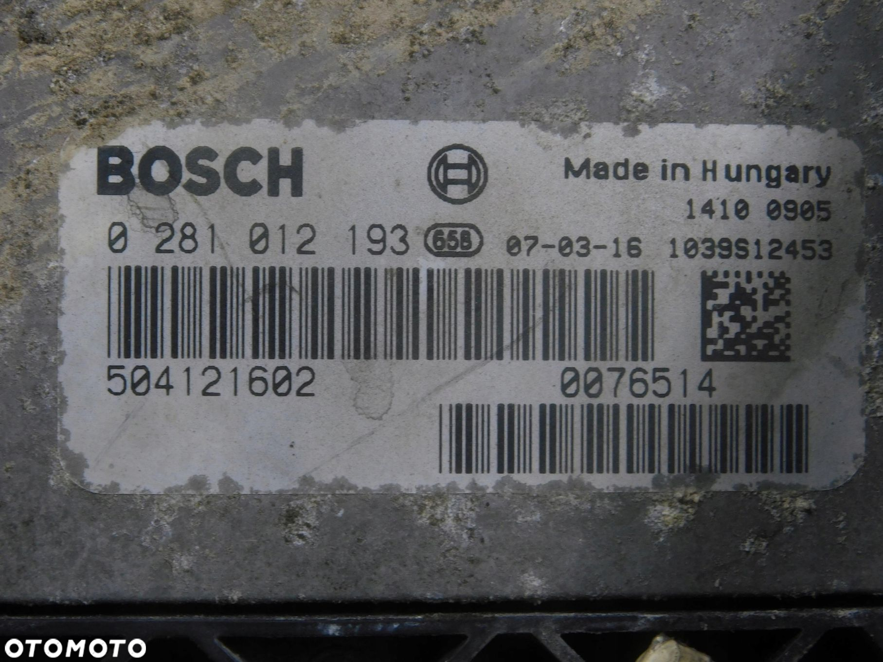 0281012193 504121602 Sterownik Silnika Ecu Iveco Daily Iv 2006-2014 3.0 Hpi - 2