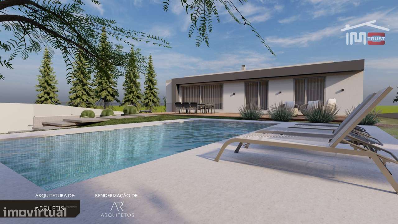 Moradia T3 em Construção (3 suites e piscina) | Valinho de Fátima - Grande imagem: 4/7