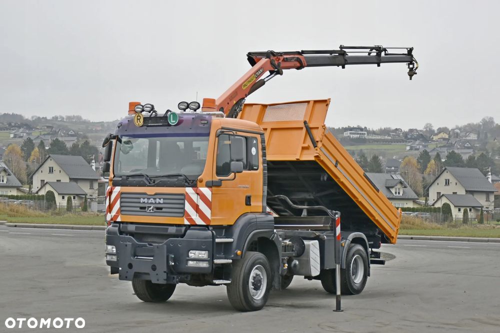 MAN TGA 18.360 * WYWROTKA 4,10 m * PK 10501 + PILOT * 4x4 * STAN BDB - 2