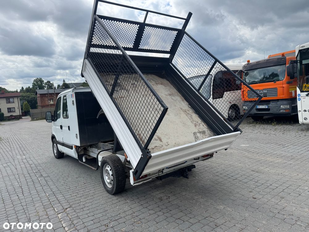 Renault Master 2009 r. kraty wywóz liści Wywrotka Kiper Brygadówka 7 Osobowy Dubelkabina Dobelkabina Wywrot Doka - 9
