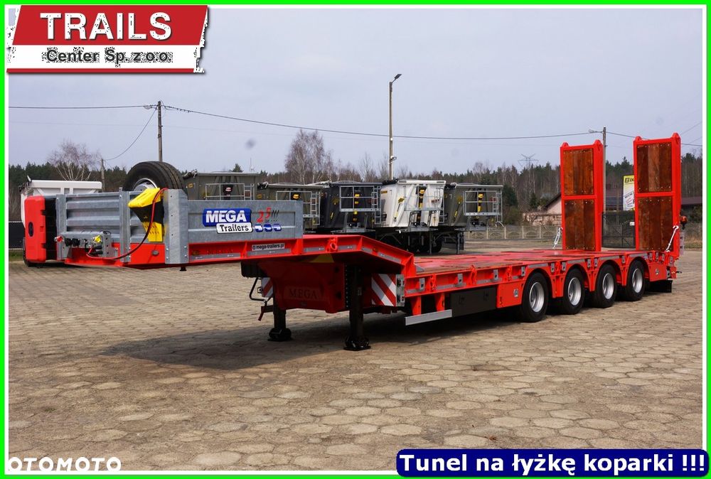 Inny Niskopodwoziowa 56,0 Ton ład. pokład 9,50 m, TUNEL pod koparki !!! - 9