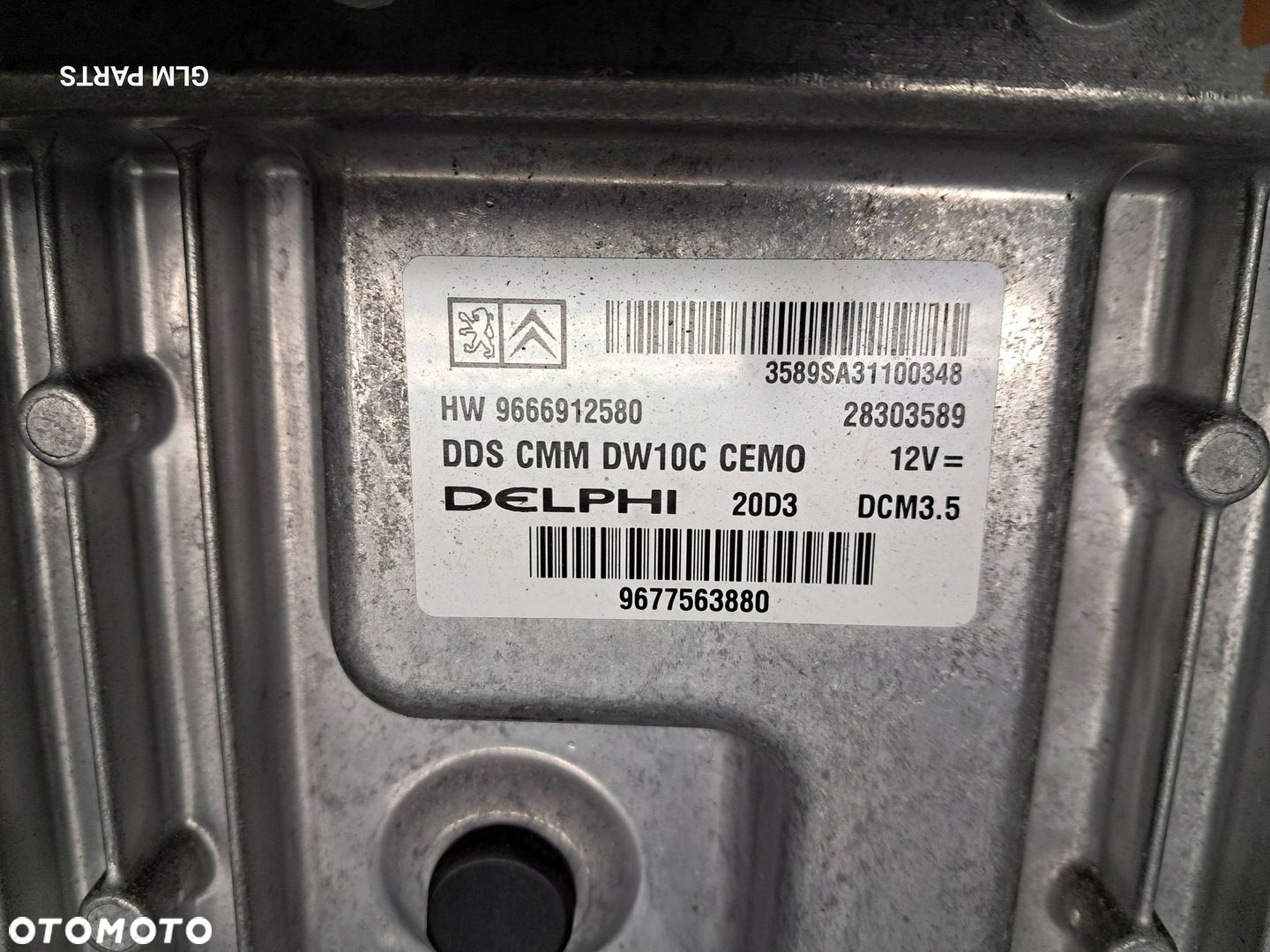 Citroen DS4 2.0 HDI zestaw startowy komputer BSI oraz kluczyk stacyjka - 3