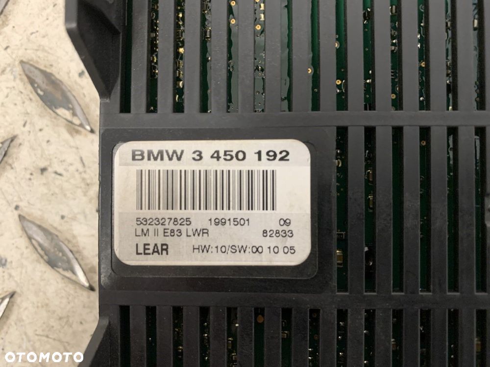 NOWY ORYGINALNY MODUŁ STEROWNIK ŚWIATEŁ BMW X3 E83 3450192 - 4