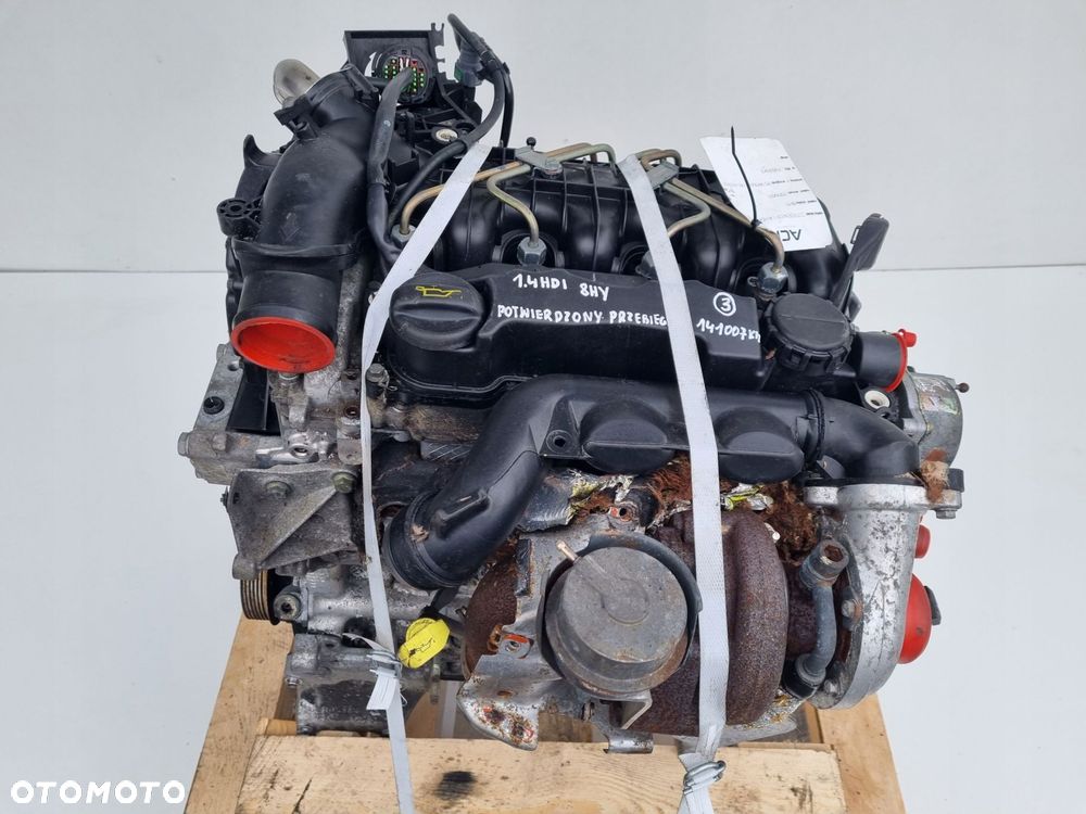 SILNIK KOMPLET Citroen C3 1.4 HDI 90KM 02-09r DELPHI serwisowany 141tyś 8HY - 4